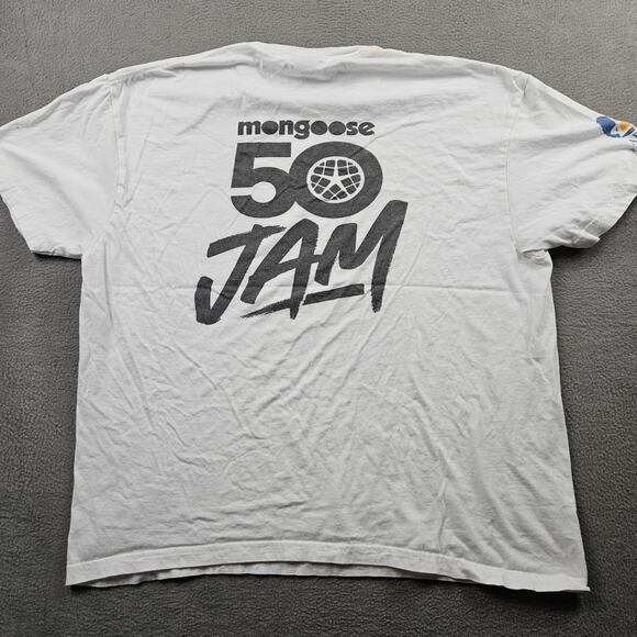Mongoose 50 Jam Shirt Apex Brain Centers Adult XL White - Picture 2 of 7
